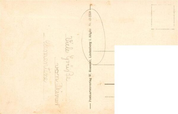 Lindenberg Allgaeu Reichsbahn Waisenhort LIndenberg – Bild 2