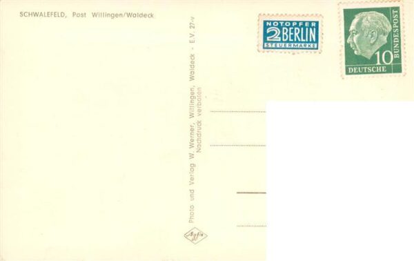 Schwalefeld Westf Frauenhilfe Muettererholungsheim Lommerke – Bild 2