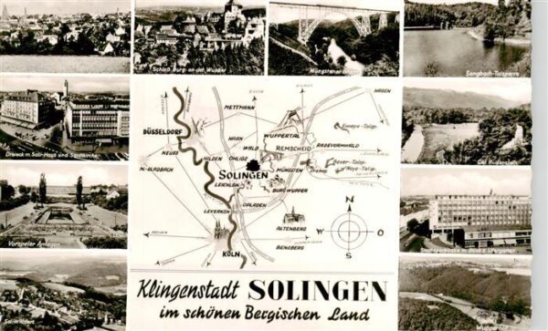 Solingen Panorama Schloss Burg Sali Haus Stadtkirche Vorspeler Anlagen Widdert M