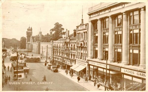 Cardiff  Wales UK Queen Street