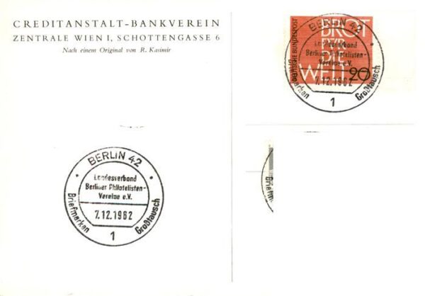 Wien AT Creditanstalt Bankverein Zeichnung – Bild 2