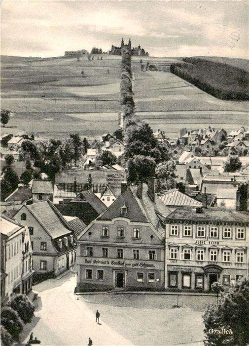 Grulich Sudetengau Kraliky CZ mit Muttergottesberg