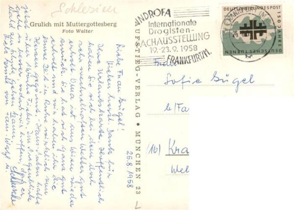 Grulich Sudetengau Kraliky CZ mit Muttergottesberg – Bild 2