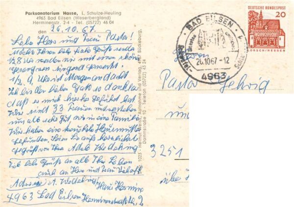 Bad Eilsen Haus Hermine Parksanatorium Hasse Haus Hasse – Bild 2