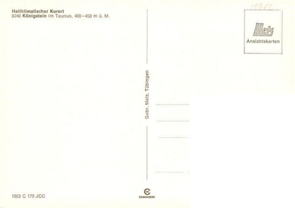 Koenigstein  Taunus Ortsansicht – Bild 2