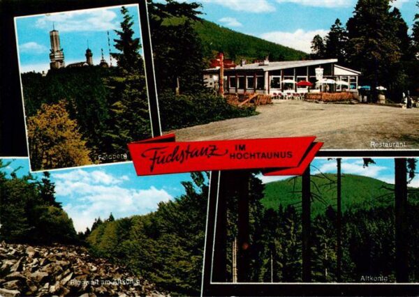 Koenigstein  Taunus Restaurant Fuchstanz Feldberg Ringwall am Altkoenig