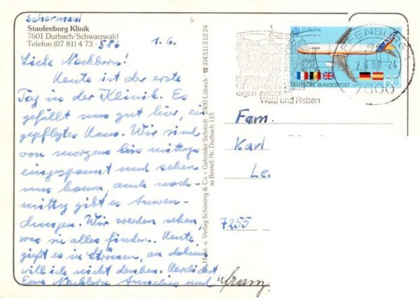 Durbach Schwarzwald Offenburg Staufenburg Klinik Ortspartien – Bild 2