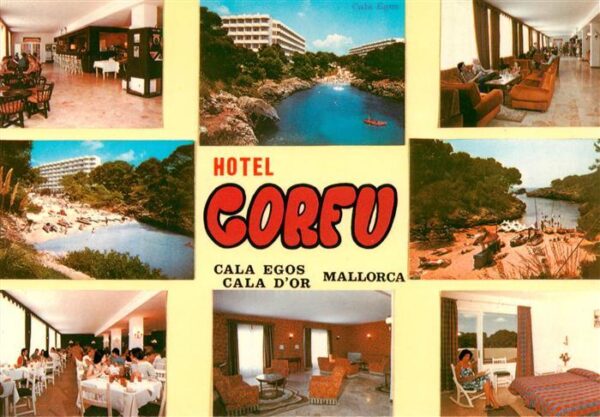 Cala Egos Mallorca ES Hotel Corfu Gastraeume Strandpartien Foyer Appartement