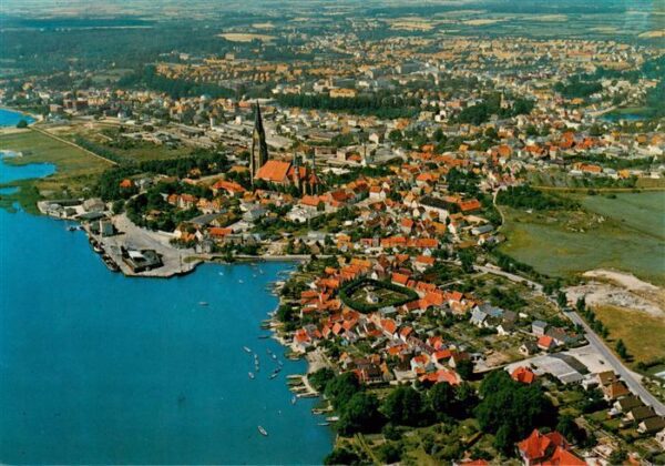 Schleswig Schlei Erfde Fliegeraufnahme