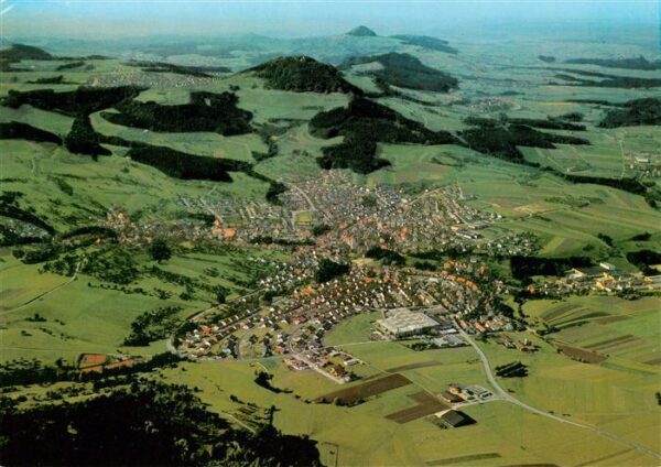 Waldstetten Wuerttemberg Fliegeraufnahme mit Kaiserbergen