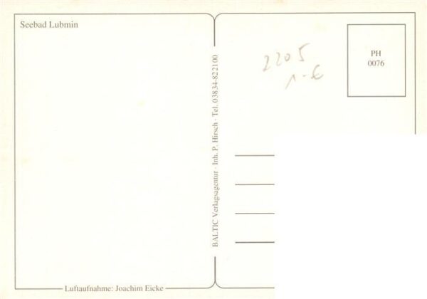 Lubmin Ostseebad Fliegeraufnahme – Bild 2