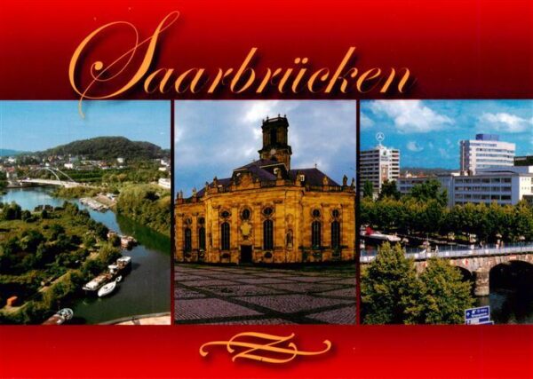 Saarbruecken Osttangente Ludwigskirche Alte Bruecke