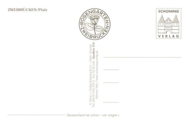 Zweibruecken Pfalz Rosengarten Brunnen Schloss Motive – Bild 2