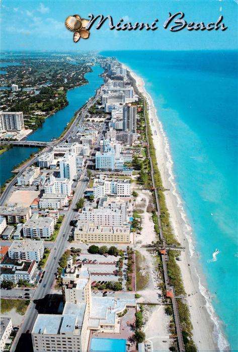 Miami Beach Fliegeraufnahme