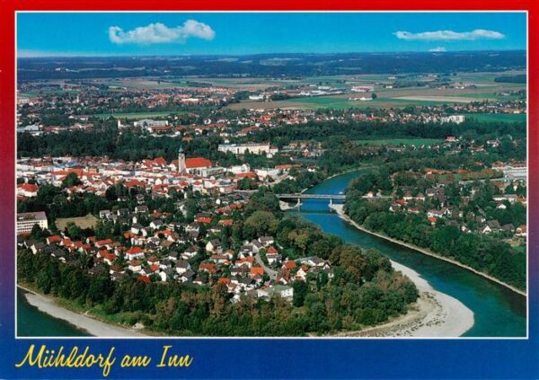 Muehldorf  Inn Fliegeraufnahme