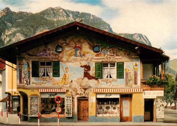 Garmisch-Partenkirchen Bemaltes Haus mit Kramer