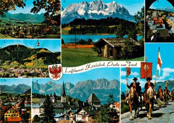 Kitzbuehel Tirol AT Panorama Hornbahn Hahnenkamm Vorderstadt Schwarzsee Wilder K