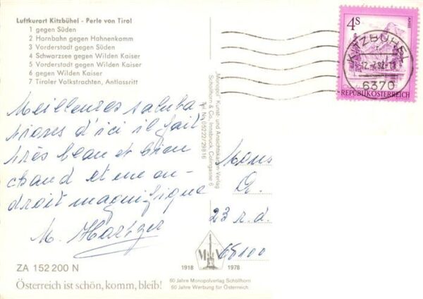 Kitzbuehel Tirol AT Panorama Hornbahn Hahnenkamm Vorderstadt Schwarzsee Wilder K – Bild 2