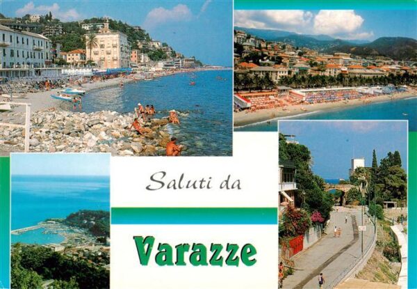 Varazze Liguria IT Panorama Passeggiata Europa Il porto
