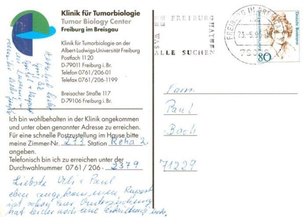 Freiburg Breisgau Klinik fuer Tumorbiologie – Bild 2
