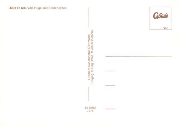 Essen  Ruhr Villa Huegel mit Baldeneysee – Bild 2