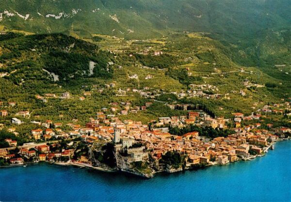 Malcesine Lago di Garda Fliegeraufnahme