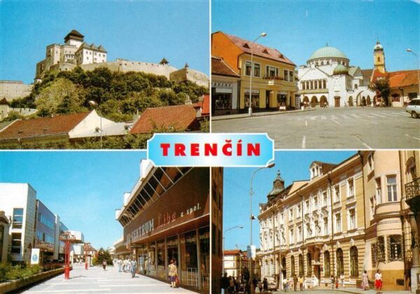 Trencin Trentschinteplitz SK Schloss Ortspartien