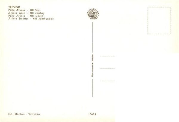Treviso Veneto IT Altinia Stadttor – Bild 2