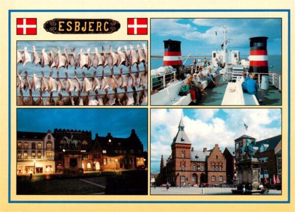 Esbjerg DK Torrede jyder Fanofaergen Torvet