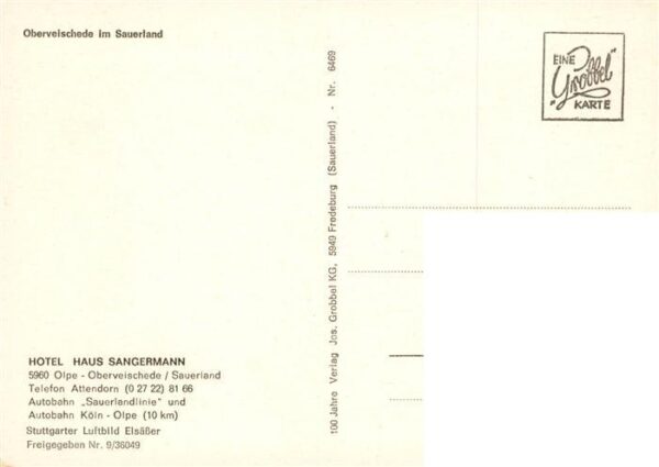 Oberveischede Fliegeraufnahme mit Hotel Haus Sangermann – Bild 2