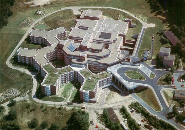 Aschaffenburg Main Klinikum Fliegeraufnahme