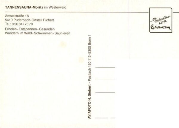 Richert Westerwald Tannensauna Moritz Fliegeraufnahme – Bild 2