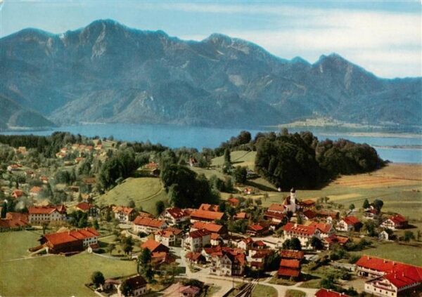 Kochel See Bayern Alpengasthof Prinz Luwig Fliegeraufnahme