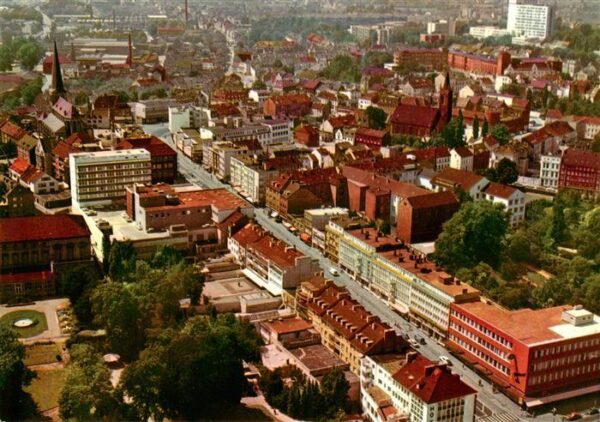 Moenchengladbach Obere Hindenburgstrasse Fliegeraufnahme
