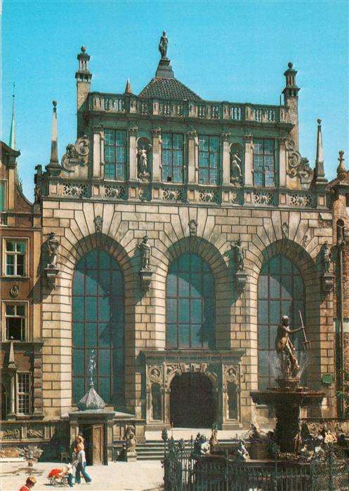 Gdansk Danzig PL Dwor Artusa fasada wg projektu Abrahama van den Blocka