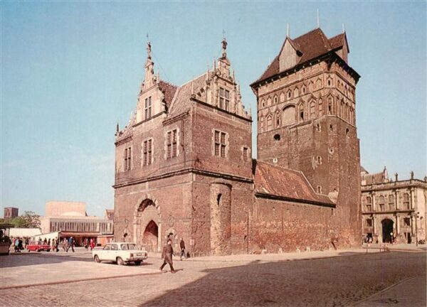 Gdansk Danzig PL Przedbramie ulicy Dlugiej Katownia i Wieza Wiezienna