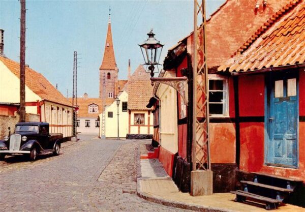 Bornholm DK Gadeparti fra Ronne