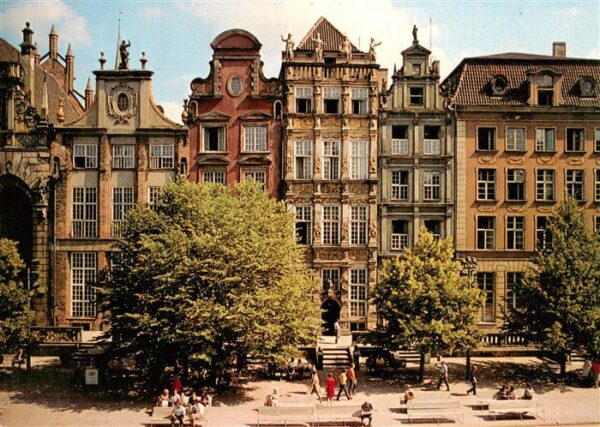 Gdansk Danzig PL Kamienice przy Dlugim Targu