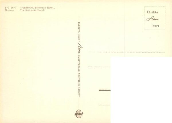 Trondheim Trondhjem Norge Britannia Hotel – Bild 2
