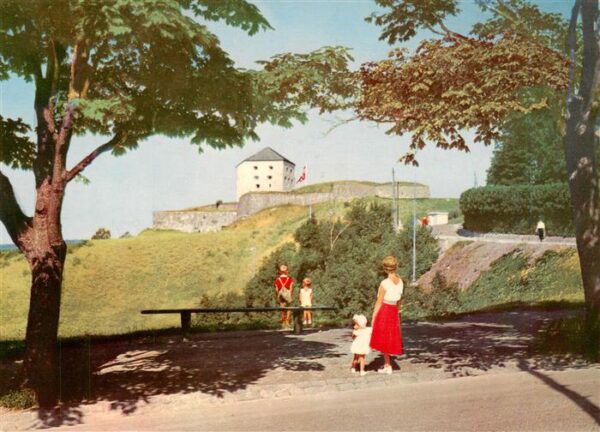 Trondheim Trondhjem Norge Kristiansten old Fort