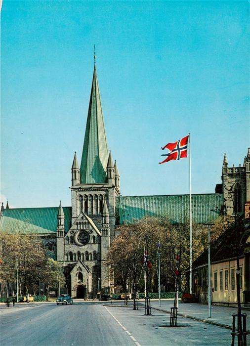 Trondheim Trondhjem Norge Nidarosdomen