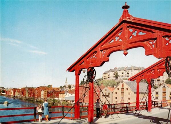 Trondheim Trondhjem Norge Fra Gamle bybro