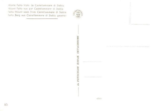 Castellammare di Stabia Neapel Napoli IT Panorama mit Faito Berg – Bild 2