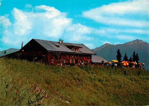 Gnadenwald Tirol AT Bergrestaurant Hinterhornalm