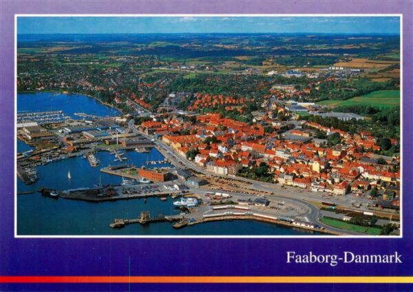 Faaborg Faborg DK Fliegeraufnahme