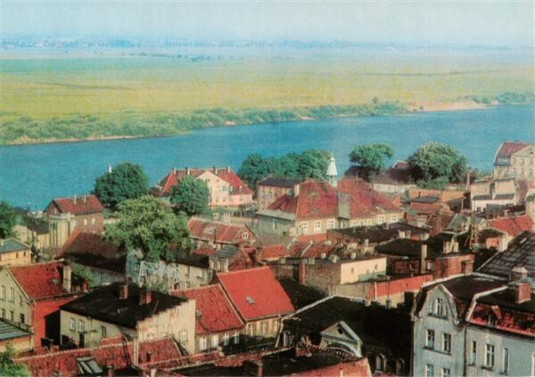 Tczew Dirschau Westpreussen PL Fragment miasta