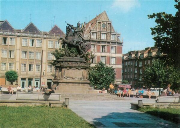 Gdansk Danzig PL Pomnik Jana III Sobieskiego proj Tadeusz Baracz