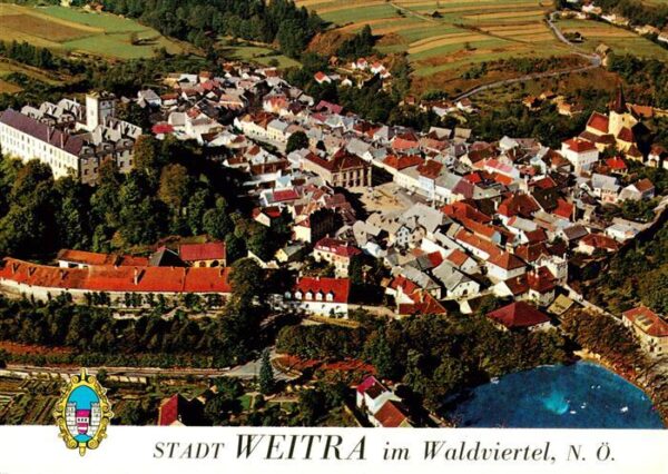 Weitra Niederoesterreich AT Schloss und Stadtkern