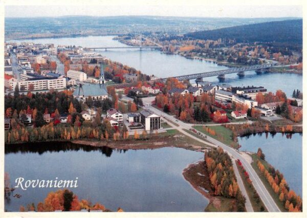 Rovaniemi Lapland Suomi Fliegeraufnahme