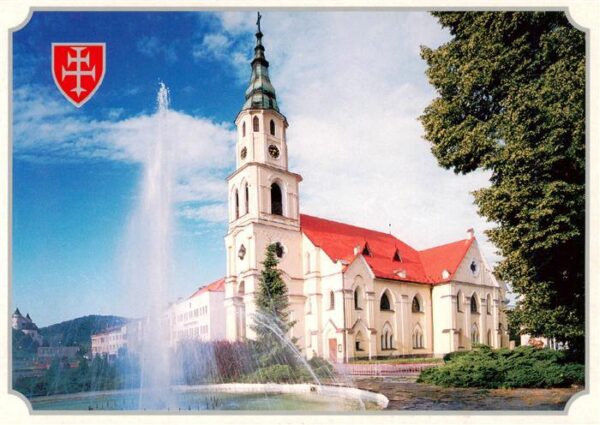 Zvolen Altsohl SK Kirche Springbrunnen